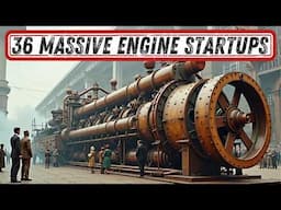 36 RARE Vintage Engine Startups That Will STUN Your Ears!