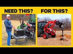 HOW TO USE HYDRAULIC-POWERED ATTACHMENTS ON A TRACTOR 🧑‍🌾🚜