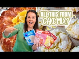 BOX CAKE MIX Recipes YOU NEED to make | EASY DESSERTS anyone can make!