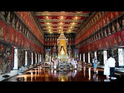 Beautiful Bangkok Buddhist Temples and Buddhas! (4K)
