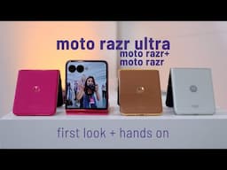 MOTO RAZR ULTRA  2025 (moto razr; moto razr+) first look & hands on