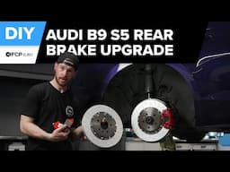 Audi S5 Rear Brake Rotor & Pad Replacement DIY(2018-2025 Audi B9 S4, S5 Sportback, Convertible, SQ5)