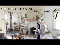 Spring Cleaning as a Boy Mom of 4!
