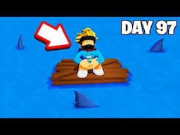 We Survived 100 DAYS in A WATER ONLY Brookhaven Rp!!