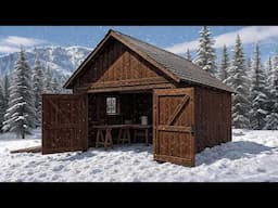 DIY Pallet Cabin in the Wild – Full Build & Time-Lapse Compilation