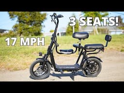 Best 3 Seat EScooter for Commuting Parents? Eilleo Spacewalk US-11 Assembly Unboxing Review 10% OFF
