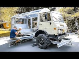 Couple Transforms Military Truck into Dream Camper | 1 Year Timelapse by @Outthegateoffroadnz