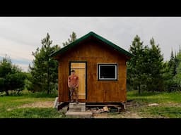 Building A Simple Off Grid Cabin: Window Trim, Facia, Paint