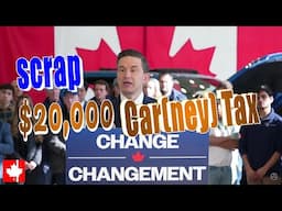Poilievre pledged to scrap the utterly reckless Car(ney) Tax on gas-powered vehicles