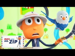 MAILMAN IS LOST SONG! | Music Video | 30 MIN of @MailWithMrZIP Fun Mailman Cartoons for Kids