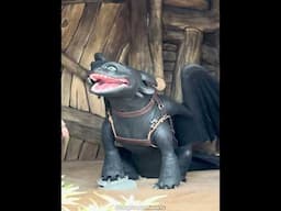 Toothless Night Fury at Epic Universe!