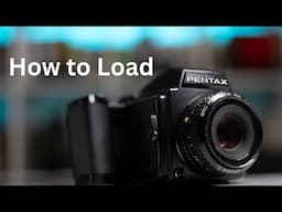 Pentax 645 | How to load and unload film | Medium Format Film Photograpy #pentax #film #mediumformat