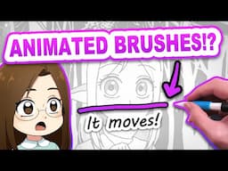 SO MAGICAL! 🤩 Free Drawing App has ANIMATED Brushes! #notsponsored