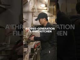 A three-generation Filipino kitchen