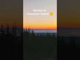Absolutely stunning way to start your day in Canada!