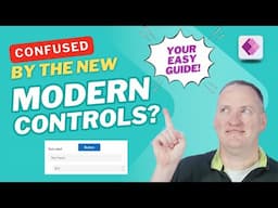 Modern vs Classic Power Apps Controls: Text Input, Text Label, & Button