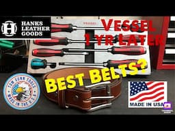 Vessel Screwdriver 1 Year Review & Hanks Belts Review! Made in USA!