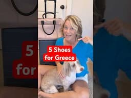 5 Shoes for Greece Trip #travelshoes #packwithme