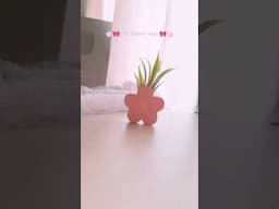 DIY Flower vase idea 🌸🎀 #shorts