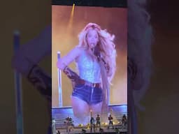 Beyoncé performing Crazy in Love with Blue Ivy dancing opening night Cowboy Carter Tour
