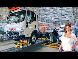 ▶️Isuzu Truck Factory Manufacturing N-Series Trucks in Japan➕United States - Production line