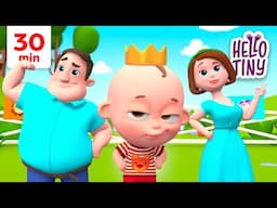 Lion and the Unicorn 🤼‍♀️👑 Fighting for the crown | Kids Songs and Nursery Rhymes | Hello Tiny