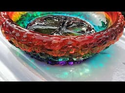 Reverse alcohol ink technique! Don't do THIS when making Resin Rainbows!