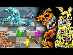 Among Us vs Nightmare FNAF Animatronics | Animation by Toonz