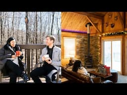 We stayed at a dream cabin in the Poconos.