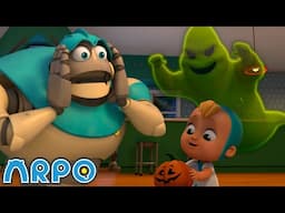 Chase the Ghost!!! | 30 Minutes of Arpo the Robot | Funny Preschool Cartoons for Toddlers