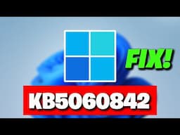 Windows 11 Update KB5060842 Not Installing Error Code 0x80073712 FIX