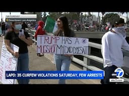 35 curfew violations during 'No Kings' rally in downtown LA, few arrests, police say