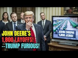 John Deere Shutters Plants: Trump’s 200% Tariff Threat & 1,800 Layoffs! Trade War,  US Mexico Canada
