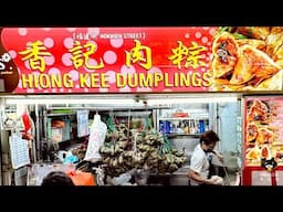 Handmade dumplings crafted with tradition, bursting with rich flavors! 🌿🥢|  Singapore Hawker Food