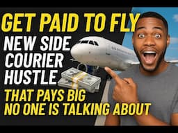 Get Paid to Fly- New Side Courier Hustle thats pays big NO one is talking about on youtube
