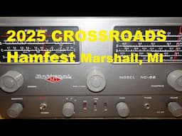 2025 Crossroads Hamfest Ham vintage antique radio event Marshall MI Swapmeet old stuff tour