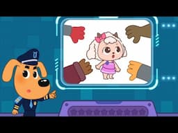 Sheriff Labrador Safety Tips Quiz #43 - Don't Let Strangers Touch You! - Babybus Games