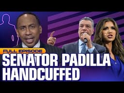 Senator handcuffed in Padilla + Noem chaos. Haliburton: NOT a superstar. WHAT are the Knicks doing?