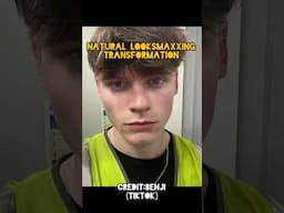 Natural Looksmaxxing Transformation With a Good Base #huntereyes #lookmaxxing #mewing