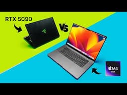 Fastest MacBook Pro vs an RTX 5090 Laptop