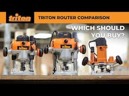 Triton Router Comparison | TRA001, MOF001 + TMNRTR - What’s the difference?