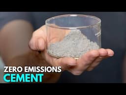 This Breakthrough Could Change Cement Forever! (Zero Emissions)