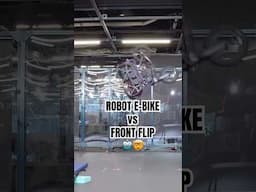 WORLDS FIRST ROBOT E-BIKE FRONTFLIP 🤖🔄 #short
