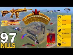 Wow!😍 NEW BEST LOOT GAMEPLAY with/ p90+AWM🔥Pubg Mobile