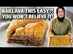 Homemade Baklava from Scratch – Easiest Phyllo Dough Method!