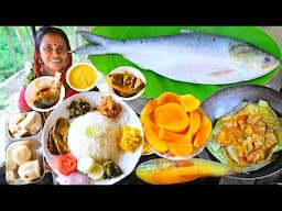 জামাইষষ্ঠী স্পেশাল হলুদ কইয়ের ঝোল খোলা সঙ্গে ইলিশ মাছের সর্ষে ঝোল | Jamai Sasthi special video