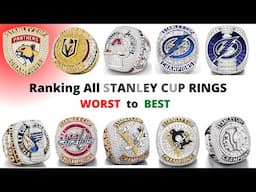 Ranking All STANLEY CUP Rings WORST to BEST!