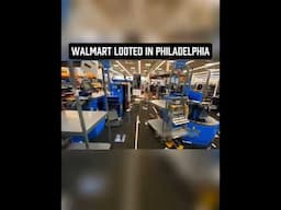 Desmantelan Walmart en Philadelphia #protestas #vandalism vandalis