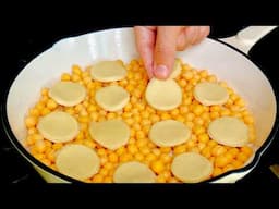 1 can chickpeas! I make this almost every week! Easy and delicious chickpeas recipe!