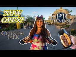 Comet Dogs OPEN NOW 🌠 Epic Universe Celestial Park food review 2025